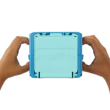 Hot Wheels Track Builder Pista De Juguete Caja Peque A De Acrobacias Tem Tica De Hielo