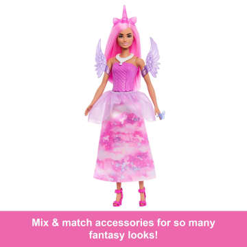 Barbie Advent Calendar With Fashion Doll & 24 Surprise Toy Accessories Including Unicorn & Pets - Image 2 of 6