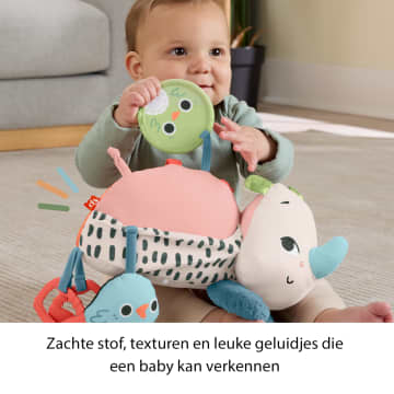 Fisher-Price Planet Friends Op De Buik Spelen Wandelende Neushoorn, Knuffel, Zintuiglijk Speelgoed Voor Pasgeboren Baby's - Image 5 of 6