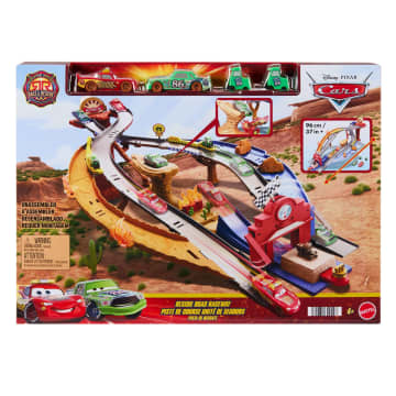 Conjunto Circuito De Carreras De Rescate De La Serie Rescate A Toda Máquina En Radiador Springs De Disney Pixar Cars Con Cuatro Coches De Juguete - Image 6 of 6