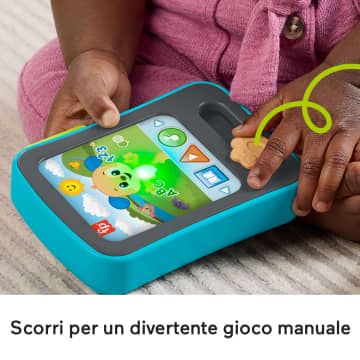 Tablet Delle Storie Di Cagnolino Fisher-Price Ridi E Impara Per Neonati, Giocattolo Elettronico Per L'Apprendimento, Con Musica E Luci, Versione Multilingue - Image 4 of 6