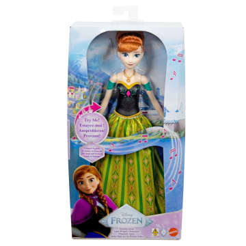 Disney Die Eiskönigin Singende Anna-Puppe, Singt Zum Ersten Mal“ Aus Dem Film in 4 Sprachen - Bild 6 von 6
