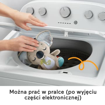 Fisher-Price Koala Muzyczny przenośny uspokajacz Zawieszka do wózka Przytulanka Zabawka dla noworodków i niemowląt 0+ - Image 4 of 6