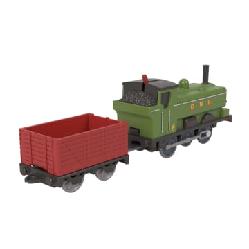 Thomas & Friends By Fisher-Price Motorized Classic Duck Engine, Battery-Powered Toy Train & Cargo - Image 5 of 6