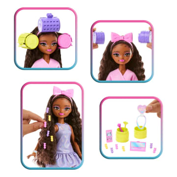 Barbie Dream Besties Brooklyn Wyszykuj się ze mną Lalka + akcesoria Zestaw Zabawka 4+ - Image 3 of 6