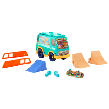 Conjunto Furgoneta De Skate De Tony Hawk Y Hot Wheels Skate Con Tabla “Fingerboard” Exclusiva Y Zapatillas De Skate De Quita Y Pon - Image 4 of 6