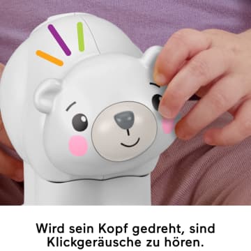 Fisher-Price Eisbär Zum Hinterherkrabbeln, Aktivitätskrabbelspielzeug Für Babys Mit Sensorischen Details - Image 4 of 6