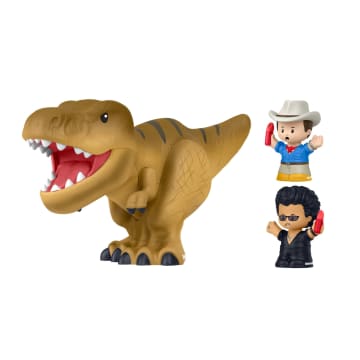 Fisher-Price Little People Collector Jurassic Park Film-Sondereditionsset Mit Dinosaurier Für Erwachsene Und Fans - Imagen 2 de 6