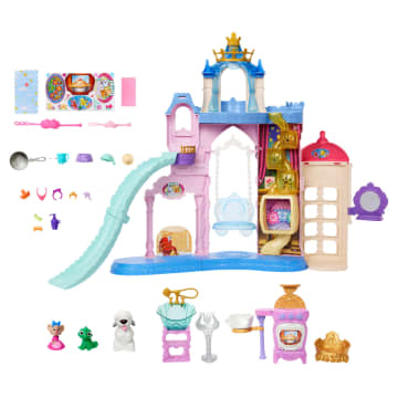 Conjunto De Juego Palacio De Mascotas De Disney Princesas Con 7 Zonas De Juego, 3 Mascotas, Más De 20 Muebles Y Accesorios - Imagen 6 de 6