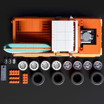 Hot Wheels Coffret De Construction Custom Chevy Pickup 1962 Mattel Brick Shop - Image 4 of 6