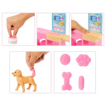 Conjunto Clínica Veterinaria De Barbie Con Muñeca De Pelo Rosa, Muebles De Consulta Veterinaria Y Más De 10 Accesorios - Image 4 of 6
