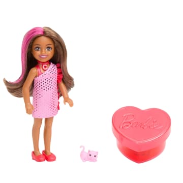 Barbie Party Unboxed Glam Party Chelsea Stylowe przygotowania Lalka i akcesoria Zestaw Zabawka 3+ Mix - Image 3 of 10