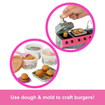 Barbie Dream Camper Playset With Roof Tent, BBQ Grill With Color-Change Feature & 60+ Accessories - Imagen 5 de 6
