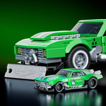 Hot Wheels Coffret De Construction Custom Camaro 1968 Mattel Brick Shop - Bild 5 von 6