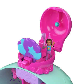 Polly Pocket Lodowy deser – Domek do zabawy Zestaw, 2 mikro lalki i akcesoria Zabawka 4+ - Image 5 of 7