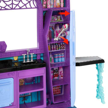 Monster High-Hôtel Bouh-Tique-Maison De Poupée Et Accessoires - Image 4 of 6
