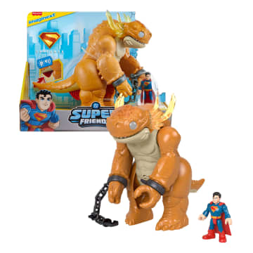 Işıklı, Sesli Ve Hareketli Fisher-Price Imaginext Superman Canavar Oyuncağı Ve Aksiyon Figürü - Image 1 of 6