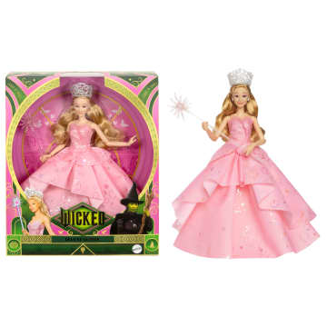 Luxe Modepop Glinda Uit Wicked Van Universal Pictures En Accessoires Met Verwijderbare Outfit - Image 1 of 6
