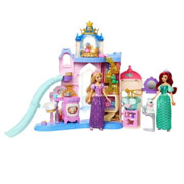 Conjunto De Juego Palacio De Mascotas De Disney Princesas Con 7 Zonas De Juego, 3 Mascotas, Más De 20 Muebles Y Accesorios - Imagen 1 de 6