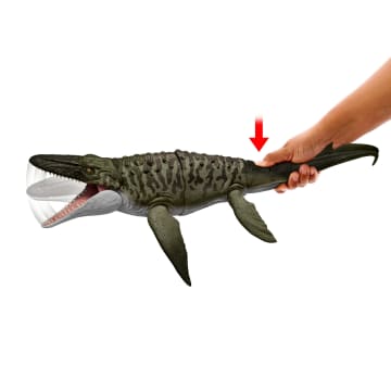 Jurassic World Rebirth Bijtende En Explosieve Mosasaurus, Actiefiguur En Mini-Dilophosaurus, Dinosaurusspeelgoed - Image 4 of 6