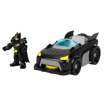 Fisher-Price Imaginext DC Super Friends Metal Force Batmobile, Macchinina Giocattolo E Action Figure Di Batman - Image 2 of 6