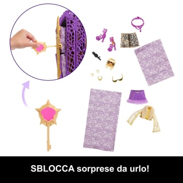 Monster High Segreti Da Brivido I Misteri Di Hauntlywood, Bambola Clawdeen Wolf Con Oltre 19 Sorprese - Imagen 4 de 5
