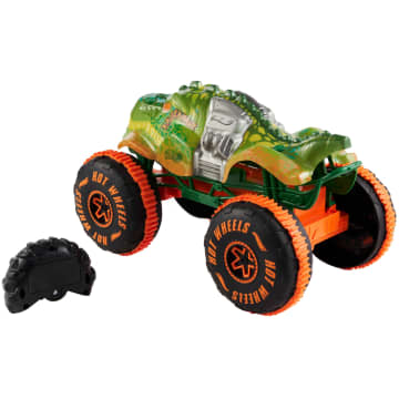 Hot Wheels Monster Trucks RC Rageasaur Todoterreno De Juguete Con Control Remoto Y Pilas A Escala 1:15 - Image 3 of 5