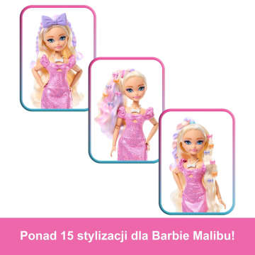 Barbie Dream Besties Malibu Wyszykuj się ze mną Lalka + akcesoria Zestaw Zabawka 4+ - Image 5 of 6