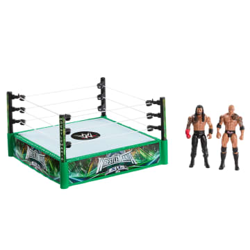 WWE Bloodlines Rules Playset With Ring & 2 Action Figures, Includes The Rock & Roman Reigns - Image 1 of 5