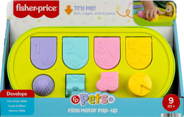 Fisher-Price Fp Pets Pop-Up-Aktivitätsspielzeug Für Feinmotorik, Entwicklungsförderndes Spiel Für Babys - Bild 6 von 6