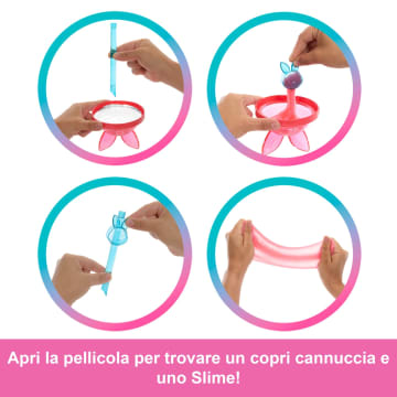 Barbie Pop Reveal Serie Frullati, Bambola Gattino Profumata, Set Bambola E Accessori - Imagen 4 de 6