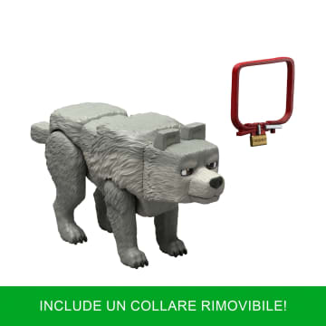 Minecraft Action Figure Di Dennis Il Lupo E Accessori, Set Di Giocattoli Da 8,2 Cm Circa Ispirato A Un Film Minecraft - Image 5 of 6
