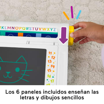 Escritorio Aprende Y Garabatea De Fisher-Price, Pizarra Para Escribir Y Dibujar Sin Ensuciar Con Pantalla Lcd Para Niños Y Niñas - Image 4 of 6