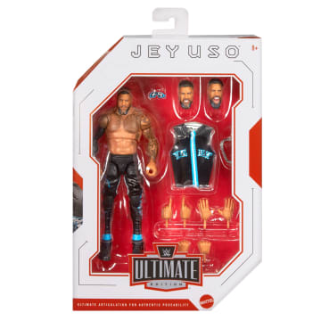 WWE Ultimate Edition Jey Uso Action Figure & Accessories Set, 6-Inch Collectible Superstar - Image 2 of 6