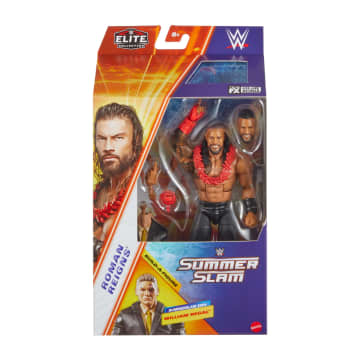 WWE Elite Collection Premium Live Event Roman Reigns Action Figure Set, Summerslam Collectible - Image 2 of 6