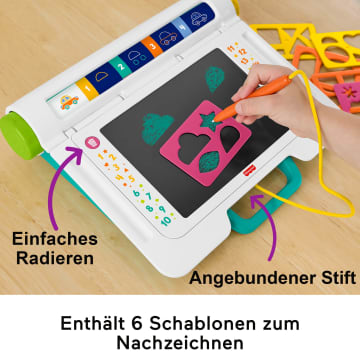 Fisher-Price Lern- Und Zeichenbrett, Schreiben Und Zeichnen Ohne Verwischen Tablet Mit Lcd-Bildschirm Für Kinder - Image 3 of 6