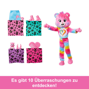 Cutie Reveal Barbie-Puppe Mit Accessoires, Glücksbärchis-Serie 2, Zusammengehörigkeitsbärchi Mit 10 Überraschungen - Image 2 of 6