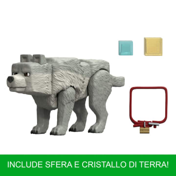 Minecraft Action Figure Di Dennis Il Lupo E Accessori, Set Di Giocattoli Da 8,2 Cm Circa Ispirato A Un Film Minecraft - Image 4 of 6