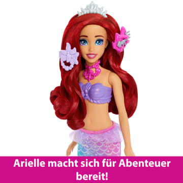 Disney Princess Schminkmuschel Meerjungfrau-Arielle-Modepuppe & Schminktisch Mit 5 Pop-Up-Überraschungen - Image 4 of 6