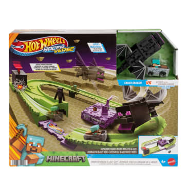 Hot Wheels Racerverse Minecraft Pist Seti Ve Metal Elmas Zırhlı Steve - Image 6 of 6