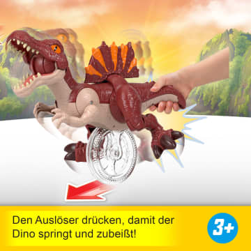 Fisher-Price Imaginext Jurassic World: Die Wiedergeburt“ Sprintender Spinosaurus, Dinosaurier-Spielzeug, Das Nach Vorne Springen Und Zuschnappen Kann - Image 3 of 6
