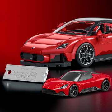 Hot Wheels-Coffret De Construction Maserati Mc20 Mattel Brick Shop - Image 5 of 6