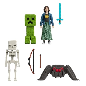 Minecraft Coffret Rencontres À La Surface 4 Figurines Et 3 Accessoires - Image 3 of 6