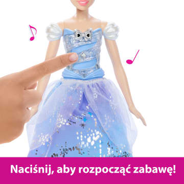 Disney Princess Księżniczka Disneya Kopciuszek Magiczna suknia balowa Lalka z funkcją Zabawka interaktywna 3+ - Image 3 of 5