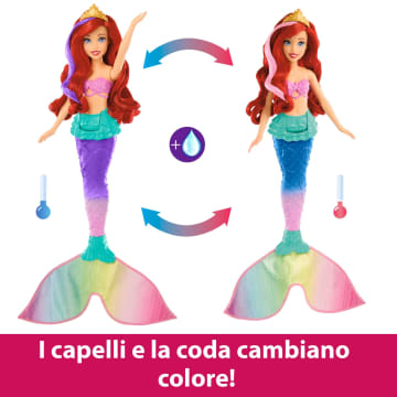 Disney Princess Ariel Bambola Sirena Che Nuota - Image 4 of 6