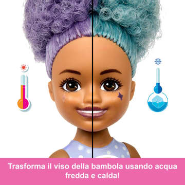 Barbie Chelsea Pop Reveal Serie Dolcetti, Bambola Profumata Con 5 Sorprese Tra Cui Un Cucciolo (I Modelli Possono Variare) - Image 3 of 5