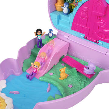 Polly Pocket Cofre Con Muñecas, Figuras Y Accesorios Bolso Canguro - Image 3 of 6