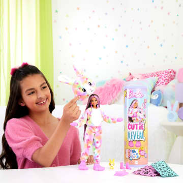 Barbie Cutie Reveal Serie Color Dream, Coniglio, Bambola E Accessori, 10 Sorprese - Image 2 of 6