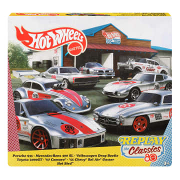 Hot Wheels-Coffret De 7 Véhicules 80 Ans Mattel-Véhicules Zamac 1/64 - Bild 6 von 6