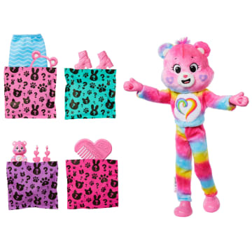 Barbie Cutie Reveal Care Bears Serie 2 Togetherness Bear Con 10 Sorprese, Bambola E Accessori - Image 4 of 6